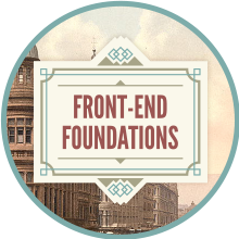 Courses Front-end Foundations logo